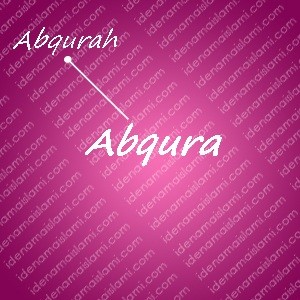 variasi arti nama abqura untuk nama bayi perempuan islami