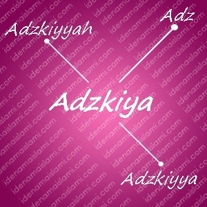 variasi arti nama adzkiya untuk nama bayi perempuan islami