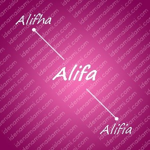 variasi arti nama alifa untuk nama bayi perempuan islami