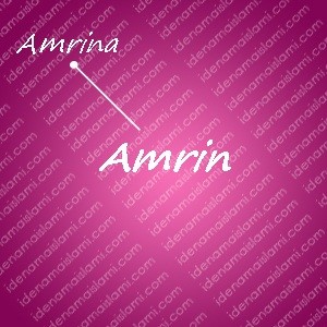 variasi arti nama amrin untuk nama bayi perempuan islami