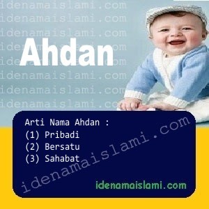 arti nama Ahdan