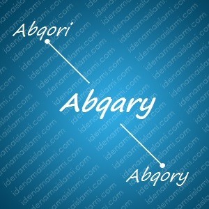 variasi arti nama Abqary untuk nama bayi laki laki islami