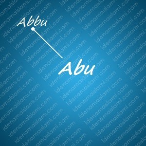 variasi arti nama Abu untuk nama bayi laki laki islami