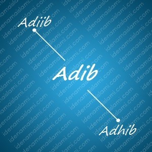 variasi arti nama Adib untuk nama bayi laki laki islami