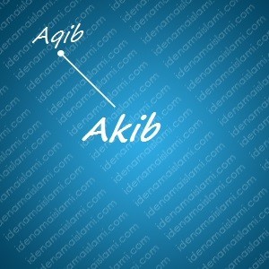 variasi arti nama Akib untuk nama bayi laki laki islami