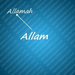 variasi arti nama Allam untuk nama bayi laki laki islami