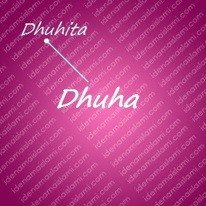 variasi arti nama Dhuha untuk nama bayi perempuan islami