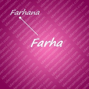 variasi arti nama Farha untuk nama bayi perempuan islami