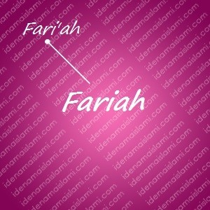 variasi arti nama Fariah untuk nama bayi perempuan islami