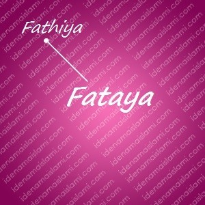 variasi arti nama Fataya untuk nama bayi perempuan islami