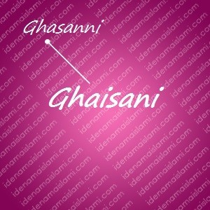 variasi arti nama Ghaisani untuk nama bayi perempuan islami