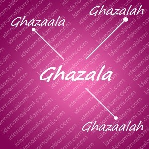 variasi arti nama Ghazala untuk nama bayi perempuan islami