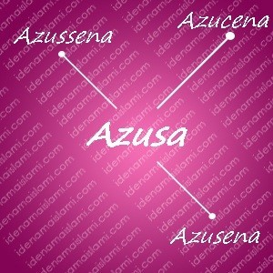 variasi arti nama azusa untuk nama bayi perempuan islami