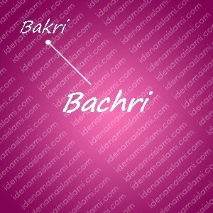 variasi arti nama bachri untuk nama bayi perempuan islami
