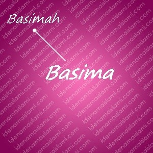 variasi arti nama basima untuk nama bayi perempuan islami
