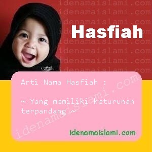 arti nama Hasfiah