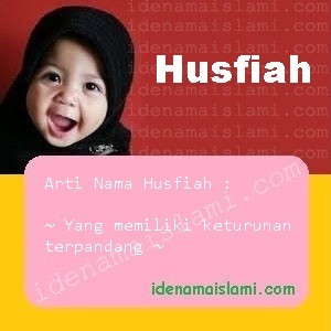 arti nama Husfiah