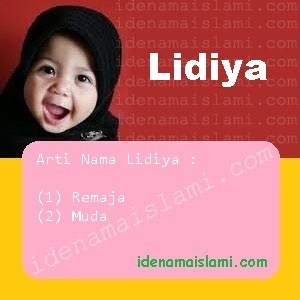 arti nama Lidiya