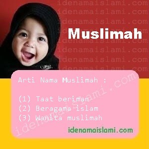 arti nama Muslimah