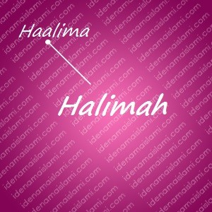 variasi arti nama Halimah untuk nama bayi perempuan islami