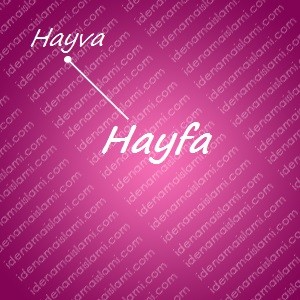 variasi arti nama Hayfa untuk nama bayi perempuan islami