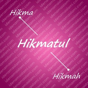 variasi arti nama Hikmatul untuk nama bayi perempuan islami