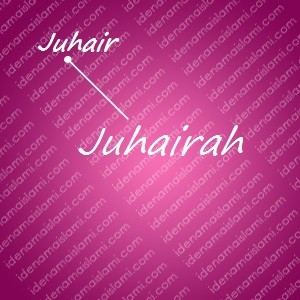 variasi arti nama Juhairah untuk nama bayi perempuan islami