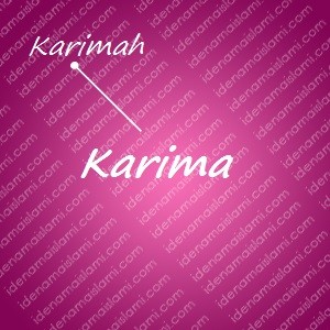 variasi arti nama Karima untuk nama bayi perempuan islami
