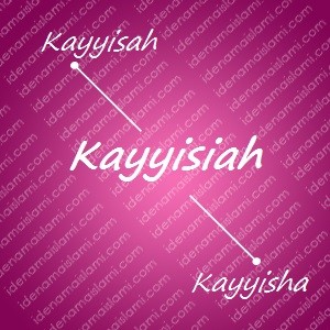 variasi arti nama Kayyisiah untuk nama bayi perempuan islami