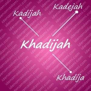 variasi arti nama Khadijah untuk nama bayi perempuan islami