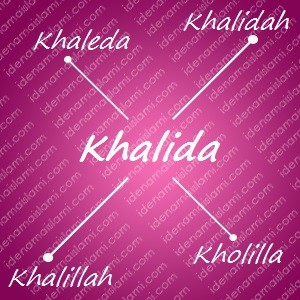 variasi arti nama Khalida untuk nama bayi perempuan islami