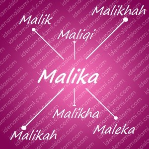 variasi arti nama Malika untuk nama bayi perempuan islami