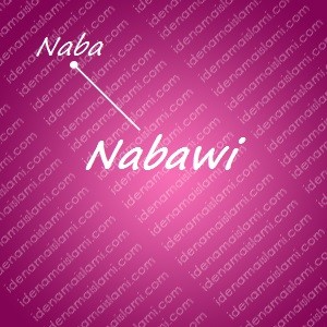 variasi arti nama Nabawi untuk nama bayi perempuan islami