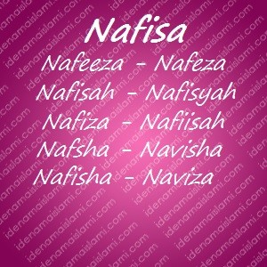 variasi arti nama Nafisa untuk nama bayi perempuan islami