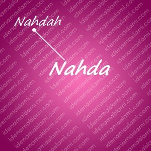 variasi arti nama Nahda untuk nama bayi perempuan islami