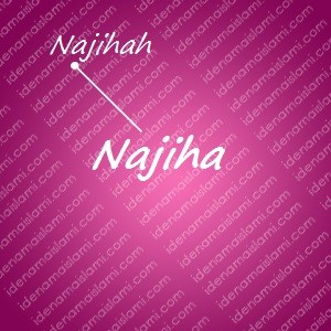 variasi arti nama Najiha untuk nama bayi perempuan islami