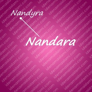 variasi arti nama Nandara untuk nama bayi perempuan islami