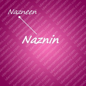 variasi arti nama Naznin untuk nama bayi perempuan islami