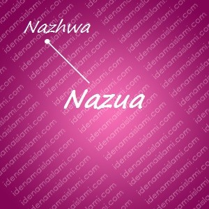 variasi arti nama Nazua untuk nama bayi perempuan islami