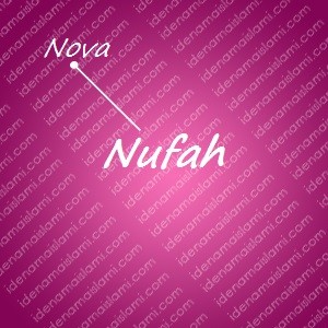 variasi arti nama Nufah untuk nama bayi perempuan islami