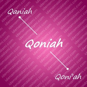 variasi arti nama Qoniah untuk nama bayi perempuan islami