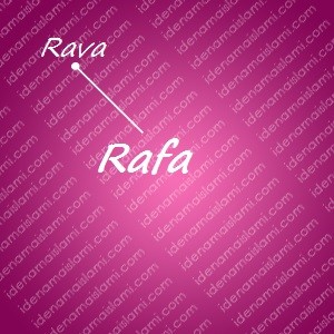 variasi arti nama Rafa untuk nama bayi perempuan islami