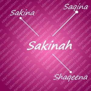 variasi arti nama Sakinah untuk nama bayi perempuan islami