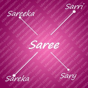 variasi arti nama Saree untuk nama bayi perempuan islami