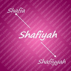 variasi arti nama Shafiyah untuk nama bayi perempuan islami