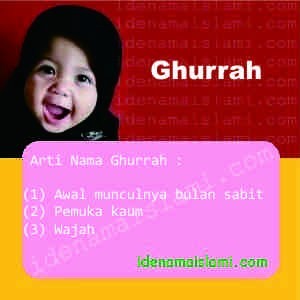 Arti Nama Ghurrah