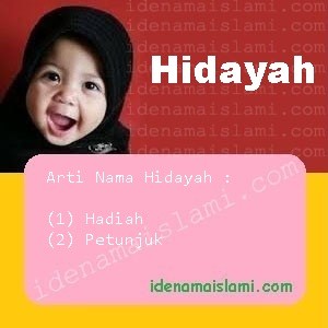 arti nama Hidayah