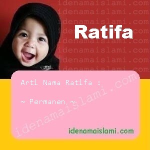 arti nama Ratifa