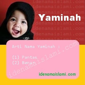 arti nama Yaminah