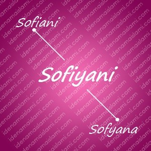 variasi arti nama Sofiyani untuk nama bayi perempuan islami